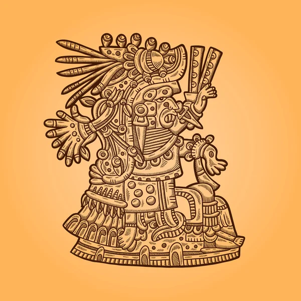 Persona. Ilustración del objeto Maya. Elementos de diseño Maya . — Archivo Imágenes Vectoriales