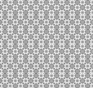 Dikişsiz soyut geometrik desen. Geleneksel Ukrayna nakış. Hipster arka plan. Piksel sanat.
