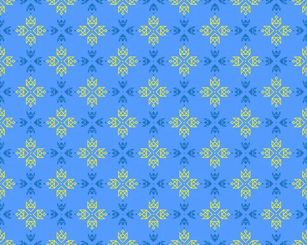 Sømløs abstrakt geometrisk mønster. Tradisjonell ukrainsk broderi. Hoftebakgrunn . – stockvektor