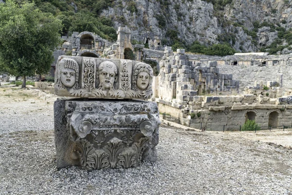 Ancient amphitheater in Myra (Demre), Turkey — Stock Photo, Image