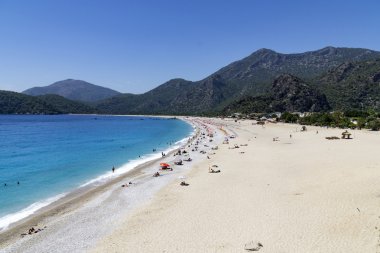 Ölüdeniz plaj üzerinde Haziran 04 Türkiye'de