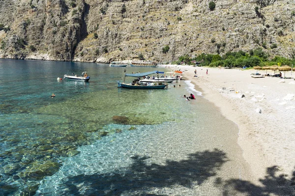 BUTTERFLY VALLEY BEACH, TURQUIA - JUNHO 01, 2016 — Fotografia de Stock