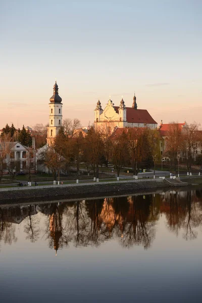 Pinsk Brest Region Λευκορωσία Καθεδρικός Ναός Του Ονόματος Της Παναγίας — Φωτογραφία Αρχείου