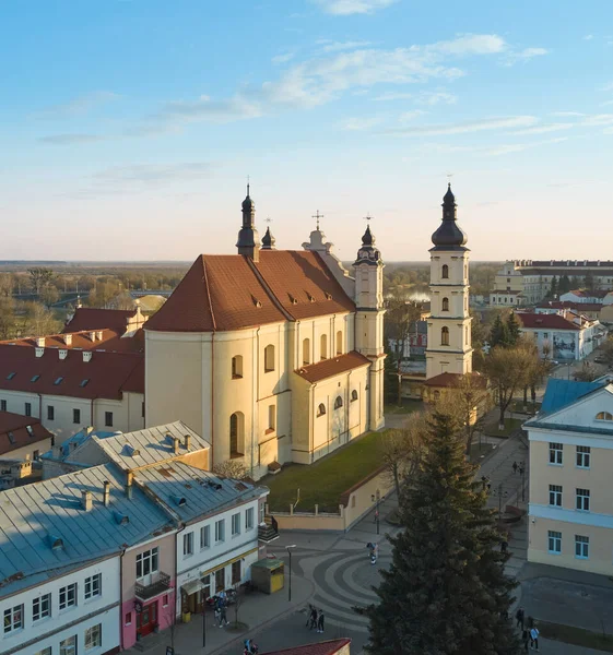 Pinsk Brest Region Λευκορωσία Καθεδρικός Ναός Του Ονόματος Της Παναγίας — Φωτογραφία Αρχείου