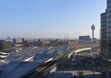 Yeni ana tren istasyonu Viyana - Avusturya