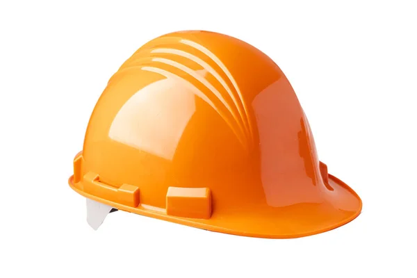 Casque Construction Jaune Avec Plan Concept Sécurité Ingénieur — Photo