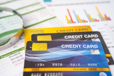 Büyüteç, Finansal kalkınma, Muhasebe, İstatistik, Yatırım Analitik Araştırma Veri Ofisi Ekonomi Şirketi Bankacılık kavramına sahip kredi kartı modeli.