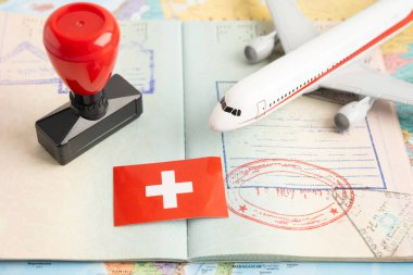 İsviçre bayraklı vize ve pasaport onaylandı..