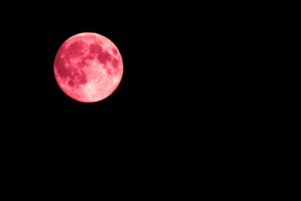 Luna Roja Universo Oscuro — Foto de Stock