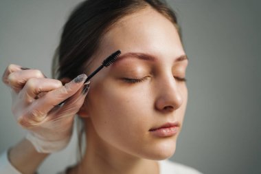 Kapalı Mikroakım Süpürge Saçları, Eldiven Eldiveni, Kapalı Modeli Bitiren Esthetisyen, Fırça Süpüren Süpüren Kol