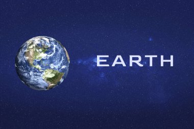 Uzayda Dünya gezegeni