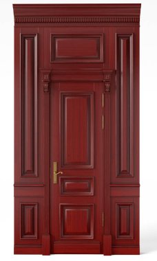 Klasik duvar panelleri ve iç mekanlar, bilardo odaları, ofisler ve yemek odaları için kapılar.