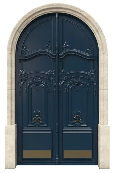 Klassische Eingangstüren Für Luxushäuser — Stockfoto