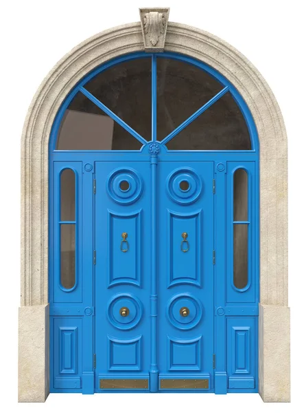 Drzwi Wejściowe Klasycznych Domów Wiejskich Starych Domów — Zdjęcie stockowe
