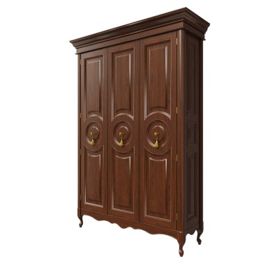 Klasik stil ahşap gardırop, sınıf kütüphaneleri ve içerisi için klasik stil.