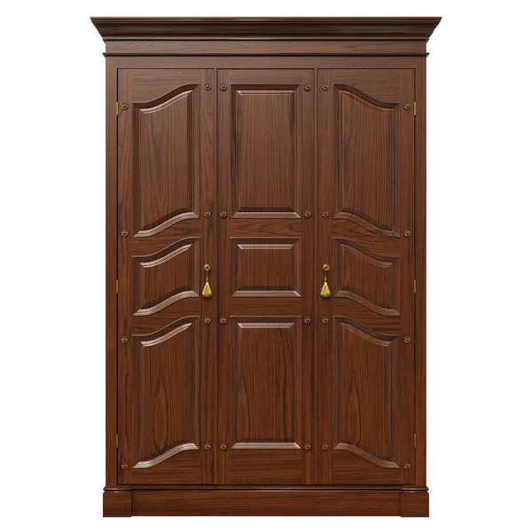 Render Classic Style Wooden Wardrobe Classroom Libraries Interiors Classic Style — Photo