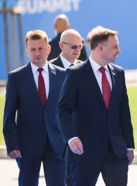 11.07.2018. BRÜZSEL, BELGIUM. NATO 'ya Gelen Dünya liderleri (Kuzey Atlantik Antlaşma Örgütü) SUMIT 2018)