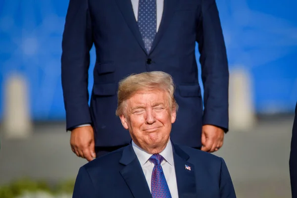 2018 Βρυξελλεσ Βελγιο Donald Trump Πρόεδρος Των Ηνωμένων Πολιτειών Της — Φωτογραφία Αρχείου