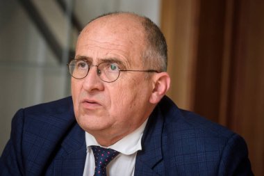 RIGA, LATVIA. 10 Haziran 2021. Zbigniew Rau, Polonya Dışişleri Bakanı..