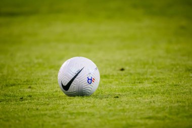 RIGA, LATVIA. 5 Ağustos 2021. UEFA Avrupa Konferansı Ligi RIGA FC ve Hibernianlar arasındaki Üçüncü Ön eleme Turu.