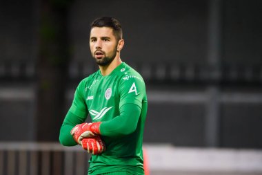 RIGA, LATVIA. 5 Ağustos 2021. UEFA Avrupa Konferansı Ligi RIGA FC ve Hibernianlar arasındaki Üçüncü Ön eleme Turu.