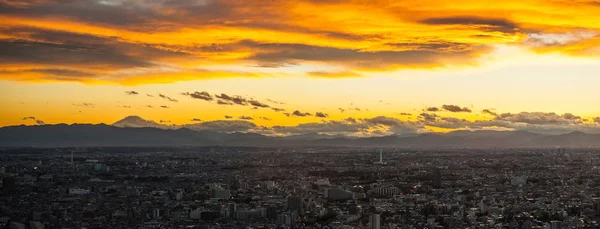 日本城市观点出发 — 图库照片