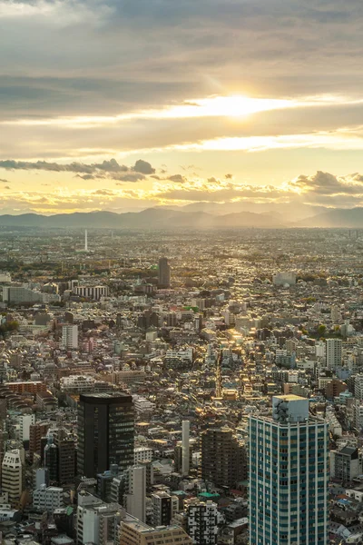 Ponto de vista da cidade no japão — Fotografia de Stock