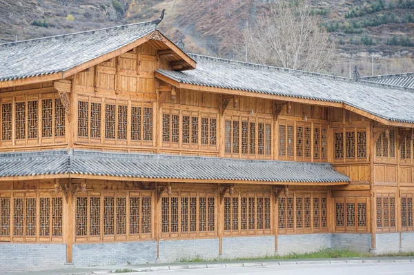 Деревянная архитектура Китая — стоковое фото