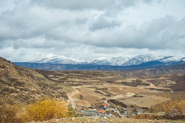 Montanha da neve — Fotografia de Stock