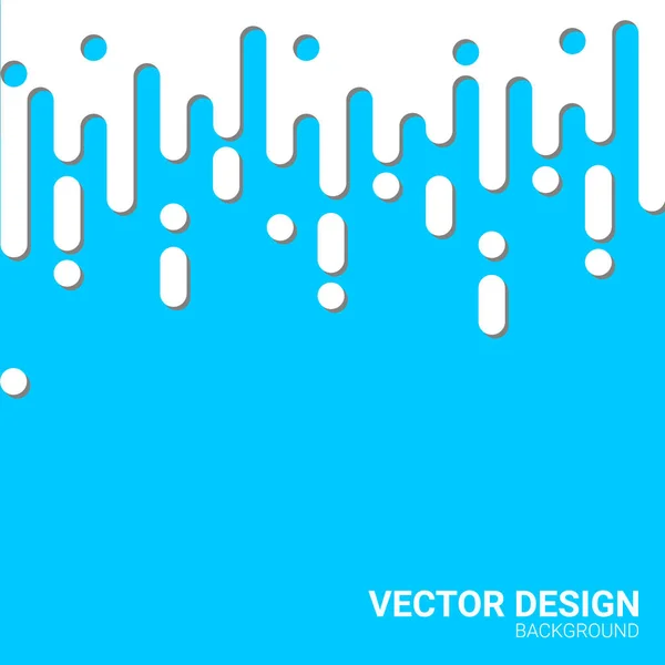 Ondas de fluido branco com fundo azul escuro. Formas arredondadas abstratas do degelo. Ilustração líquida dinâmica vetorial. —  Vetores de Stock