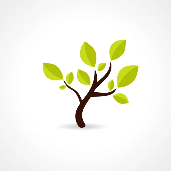 Зеленое дерево. Эко Тех. Экологический дизайн Фон Иллюстрация — стоковое фото