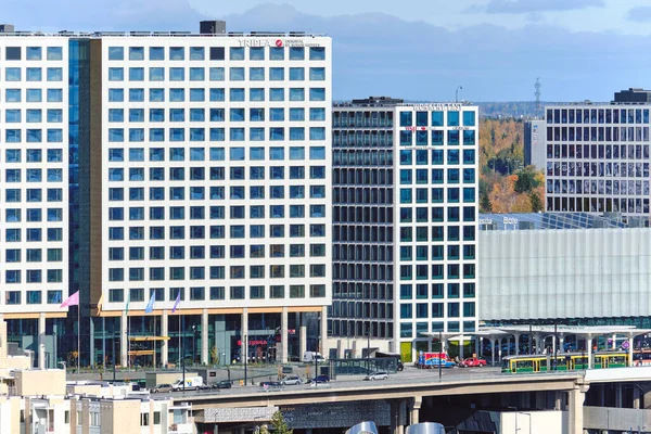 Helsinki Finland Oktober 2020 Het Gloednieuwe Tripla Sokos Hotel Workery — Stockfoto