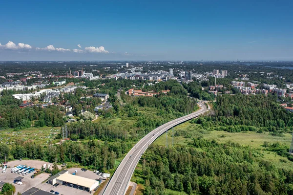Aerial View Matinkyla Neighborhood Espoo City Finland — Stock Photo, Image