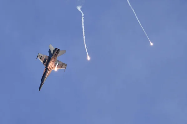 Helsinki Finlândia Agosto 2021 Mcdonnell Douglas Hornet Kaivopuisto Air Show — Fotografia de Stock