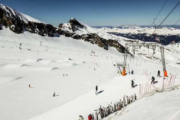 Zell am See - Kaprun região de esqui na Áustria — Fotografia de Stock