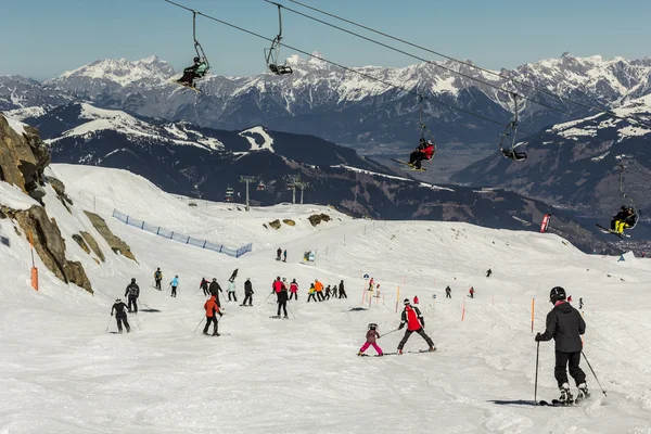 Zell am See - Región de esquí de Kaprun en Austria —  Fotos de Stock