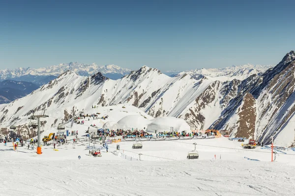 Zell am See - Kaprun skidregionen i Österrike — Stockfoto