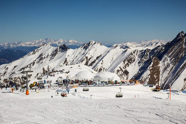 Zell am See - Kaprun skidregionen i Österrike — Stockfoto