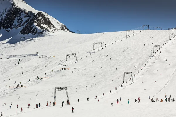 Zell am See - Kaprun região de esqui na Áustria — Fotografia de Stock
