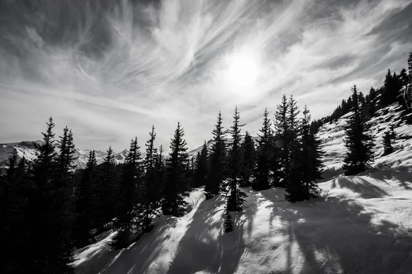 Vacker utsikt från Kitzsteinhorn ski resort — Stockfoto