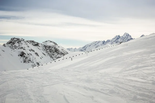 Bela vista da estância de esqui Grossglockner-Heiligenblut — Fotografia de Stock