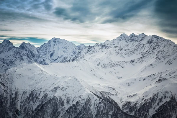 Piękny widok z ośrodek narciarski Grossglockner-Heiligenblut — Zdjęcie stockowe