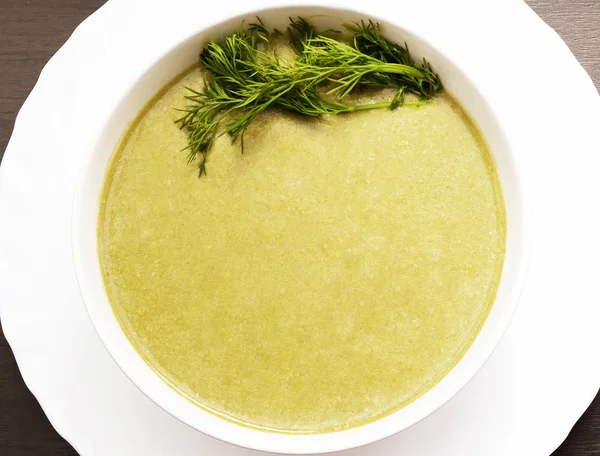 Spinatcremesuppe — Stockfoto