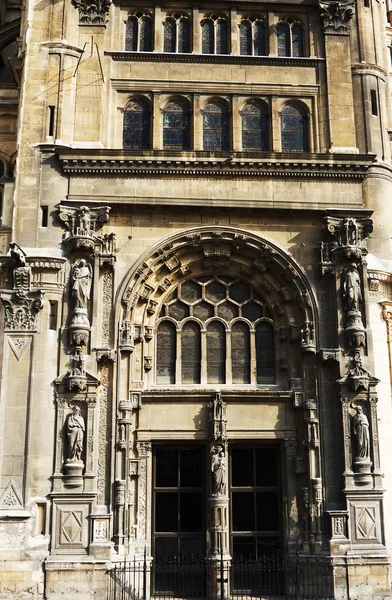 Parigi, Francia. Chiesa gotica di Sant'Eustachio — Foto Stock