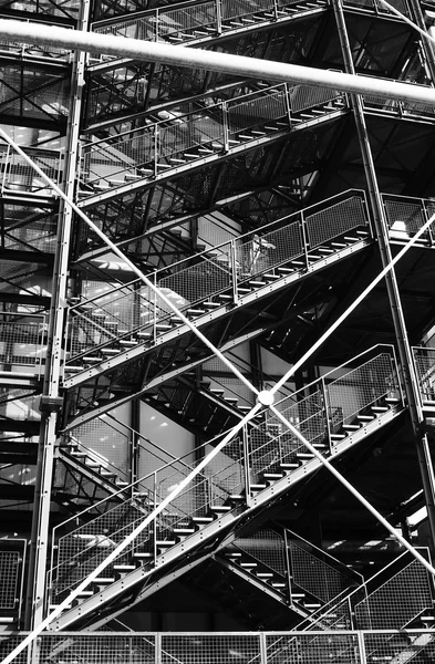 Fragment gebouw van Centre Georges Pompidou . — Stockfoto