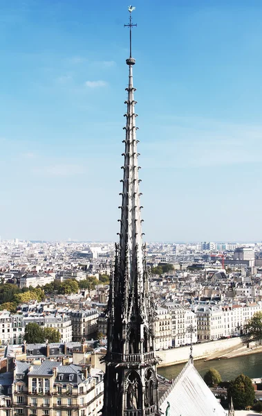 Notre Dame de Paris is een gotische kathedraal — Stockfoto