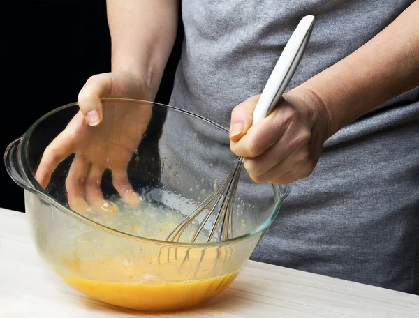 Making sponge cake. Royalty Free Stock Photos