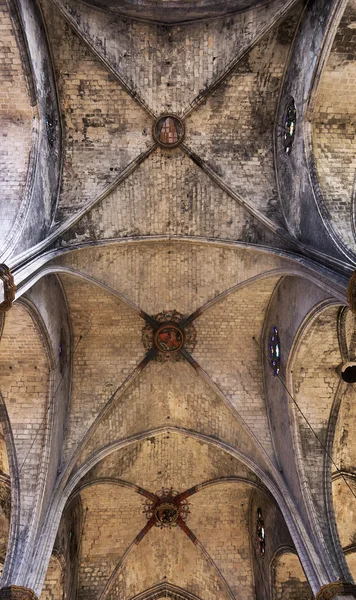 Cathedral of the Holy Cross and Saint Eulalia.Barcelona, Spain. — Stock Photo, Image