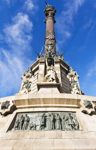 Monumento de Colombo, Barcelona. Espanha — Fotografia de Stock