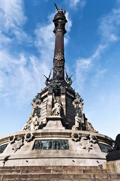 Monumento de Colombo, Barcelona. Espanha — Fotografia de Stock